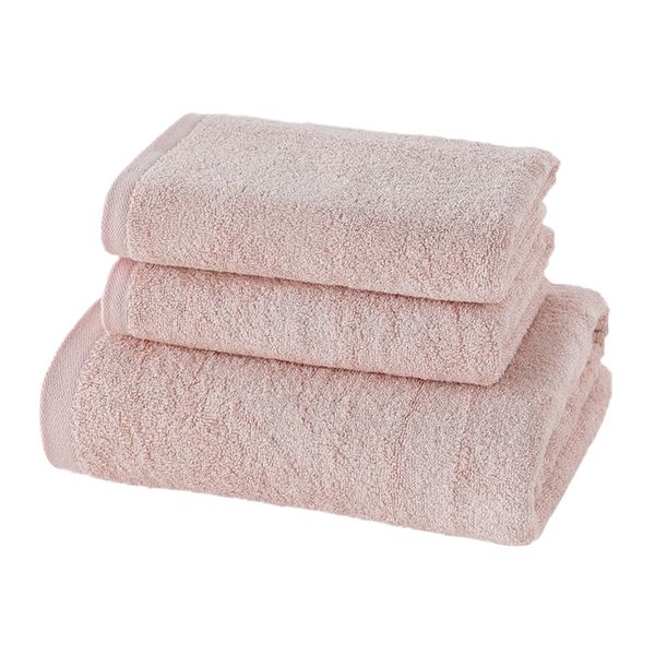 

3pcs cotton portable practical quick dry home comfortable lightweight durable outdoor sports soft set bathroom supplies gift towel