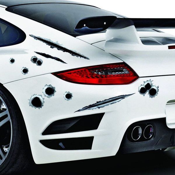 

car sticker scratch cracking simulation waterproof stickers auto moto riflettente del vinile sticker car dropshipping