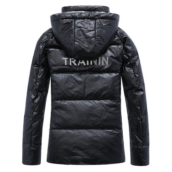 

winter jacket men clothes fashion warm duck down coat hooded thick men's down jackets streetwear hiver x9909, Black