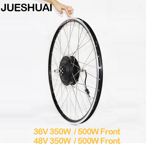 

motor wheel 36v 48v e bike hub motor wheel 350w 500w electric bicycle conversion kit accessories for front hub