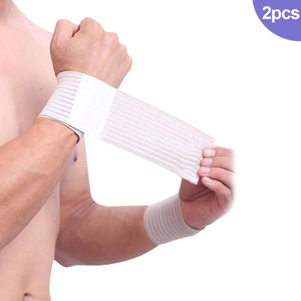 

2 pcs weight lifting sports wristband gym fitness wrist wraps bandage training brace safety hands bands sal99