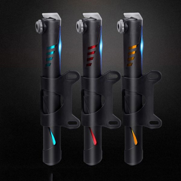 

portable bicycle pump hand pump cycling air basketball soccer toy tire inflator schrader presta valves mtb mountain bike pu