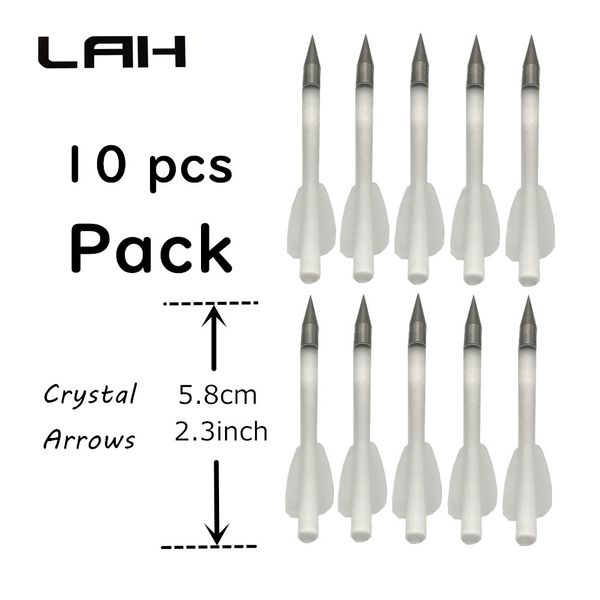 

10pcs crystal arrows for lah mini 4s drill refill package