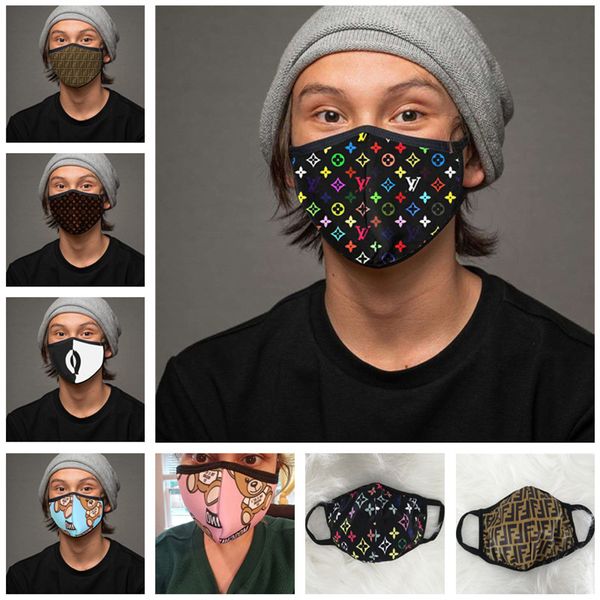 

fashion face mask dustproof sunproof masks women women washable breathable designer face mask trendy print mouth-muffle sports masks best, Blue