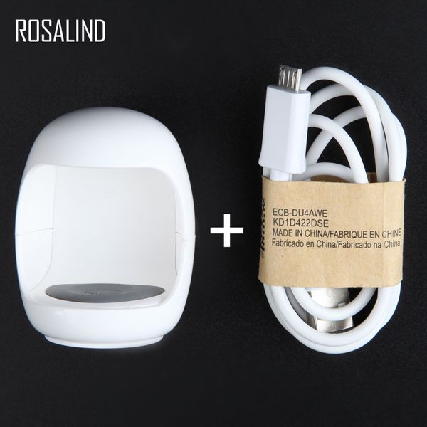 

rosalind 3w mini nail lamp curing tools uv led nail art manicure builders with usb cable fast drying egg light dryer
