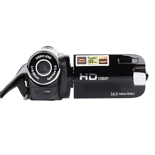 DV90 Câmera Digital 1080P Vídeo Record Clear Night Vision Anti-Shake LED luz cronometrado Selfie Professional Camcorder Alta definição