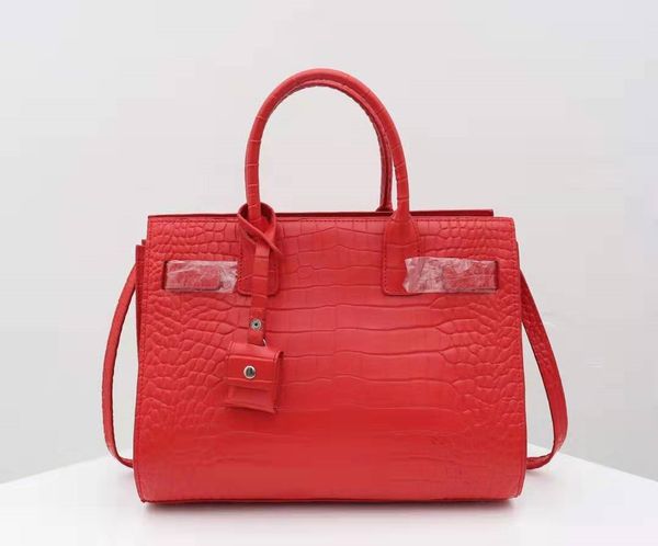 

wholesale brand ladies bag leather fashion famous shoulder bag handbag designer crocodile pattern luxury crossbody bag size: 32.28.11cm