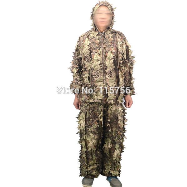 

snakes python pattern camouflage ghillie suit laser cutting fast dry hunting clothes suitable for summer autumn nl199, Camo