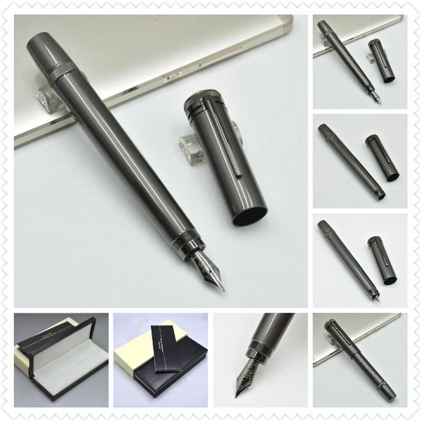 

heritage series 1912 rotary telescopic gray fountain pen fine office stationery luxury 4810 calligraphy ink pens gift