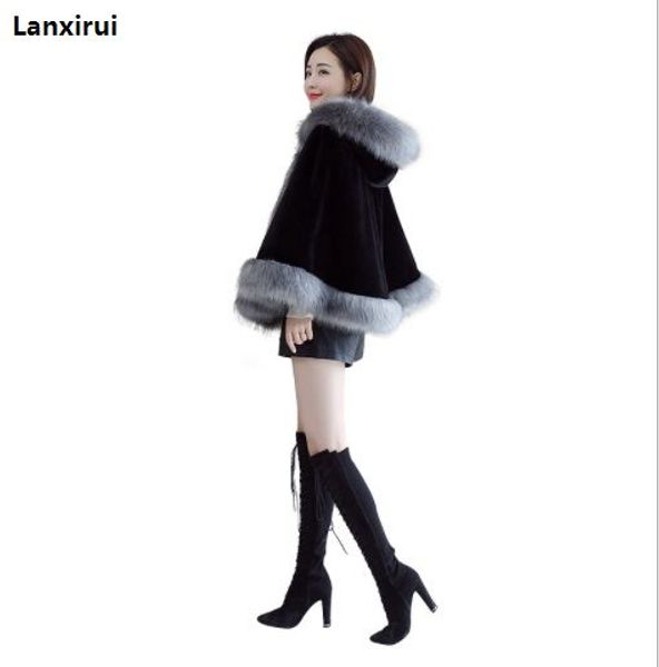

women winter coats jackets 2018 autumn winter grey wool coat fur pocekt long parka warm outwear spring casaco feminino, Black