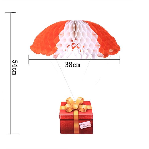 

christmas parachute ornaments xmas tree hanging decor santa claus snowman parachute decor ornaments gift 2020