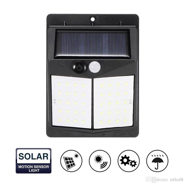 

солнечные лампы открытый водонепроницаемый свет сада сид солнечный свет датчика движения pir настенный светильник путь emergency безопасност