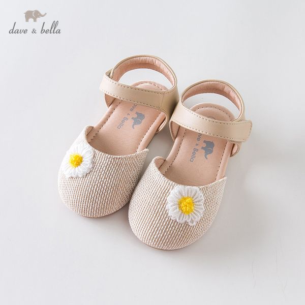 

db12853 dave bella summer baby girls fashion sandals new born infant shoes sandals floral appliques shoes t200430, Black;red