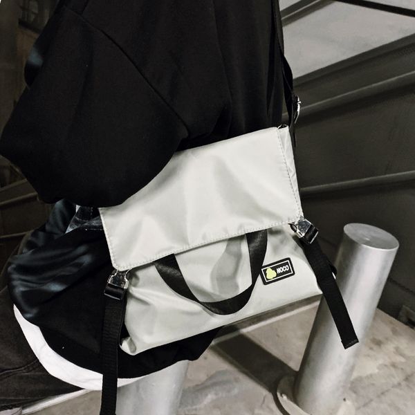 

2020 new original design fashion student shoulder bag waist bag chest & nylon material width 29cm height 23cm thickness 5cm