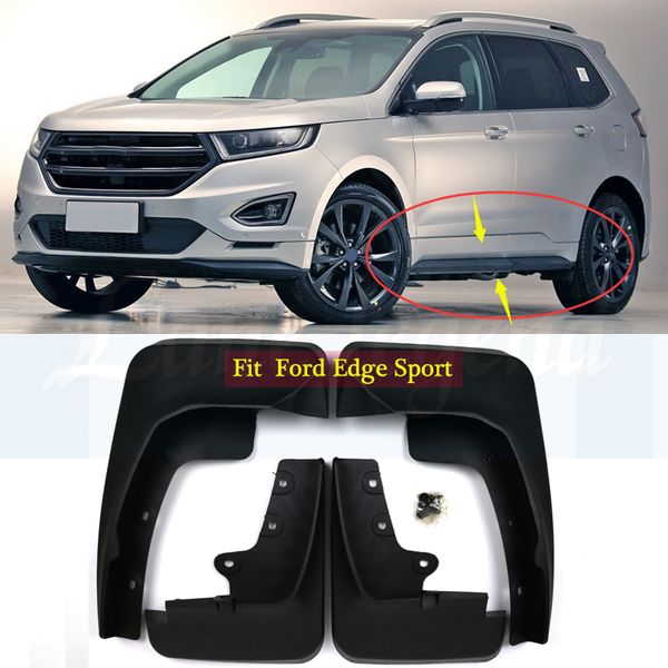 

4pcs car rear front mud flaps mudguards fender flares splash guards for ford edge sport 2015 2016 2017 2018