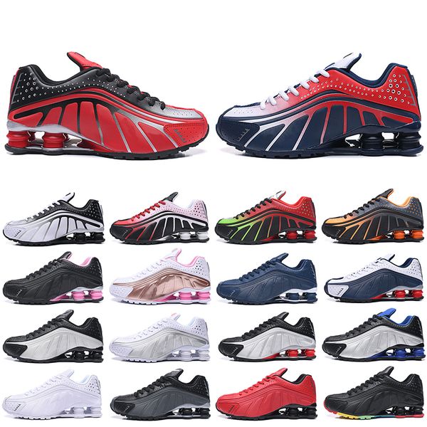 

New arrival hox r4 running hoe for women men dynamic yellow black metallic og racer blue challenge red men trainer de igner neaker