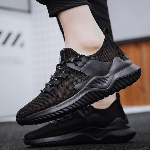 

men casual shoes canvas breathable male shoes tenis masculino adulto zapatos hombre sapatos outdoor sneakers men, Black