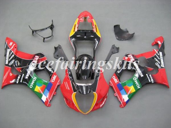 

4gifts injection mold new abs motorcycle full fairings kifs fit for suzuki gsx-r1000 k3 2003 2004 03 04 gsxr1000 bodywork set red