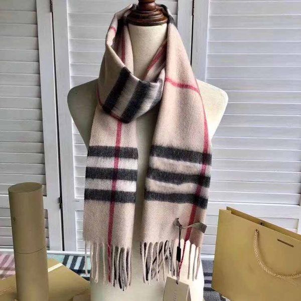 

11color design woman and mens 100% cashmere plaid scarf luxury shawl size180*30 fashion for autumn and winter double-sided with hand bag, Blue;gray