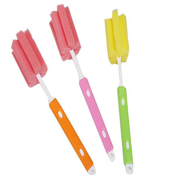 

convenient baby milk bottle small brush nipple brush cleaning tubes pacifier brushes home supplies sponge cup brush