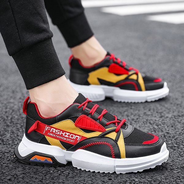 

man sneakers 2019 fashion trending men's sneakers mesh sport shoes lightweight breathable running walking shoes #d