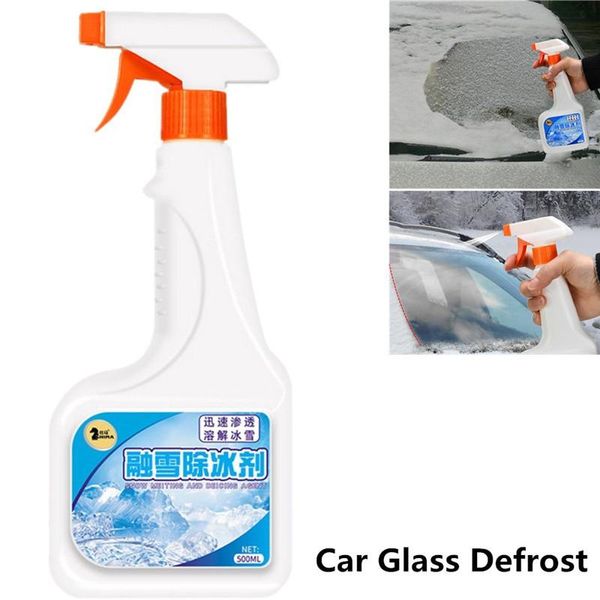 

500ml automotive glass deicing agent snow removal defrosting agent car snow deicing for vehicles melting