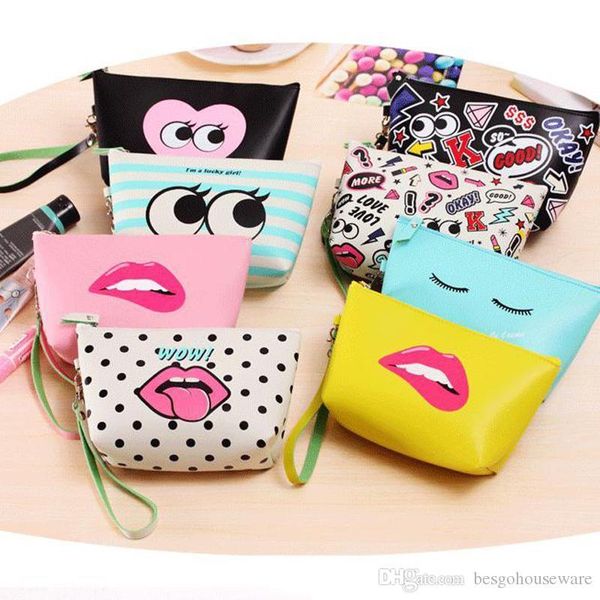 

pu waterproof storage bags makeup bags large capacity portable cosmetic bag modern girl cosmetic bags travel wash bag handbag bc bh0853