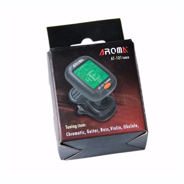 

At 101 aroma mini ize clip type guitar in trument tuner guitar ba ukulele electrical digital clip tuner