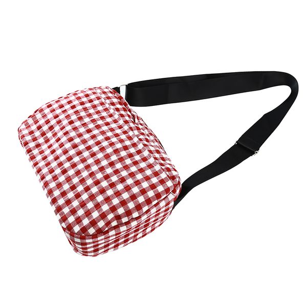 

vintage retro bags ladies hand bags plaid red bag woman elegant small bolsa feminina shoulder