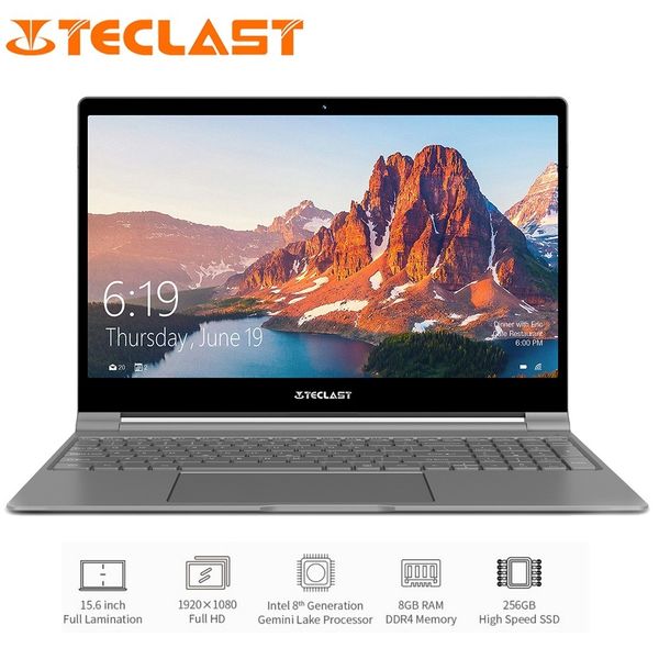 

Teclast F15 Notebook 15.6 inch 1920 x 1080 IPS Windows 10 Intel N4100 Quad Core 1.1GHz 8GB RAM 256GB SSD HDMI 6000mAh Laptop