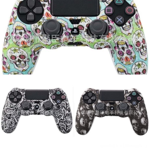 

edygk крышка сони плейстейшен контроллер dualshock 4 для ps4 ds4, и тонкий контроллер pro stick ручка для цветов анти-скольжения камуфляж си