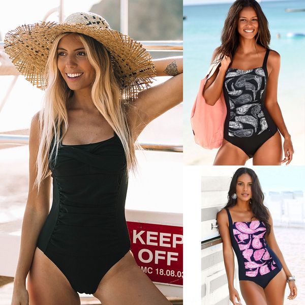 

solid color one-piece women's water supplies solid color one-piece swimsuit women's water swimsuit supplies, White;black