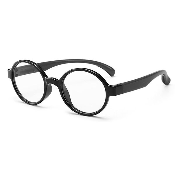 

juli kids round blue light blocking glasses oval clear spectacles computer digital boy girls children uv protect glasses 6611, White;black