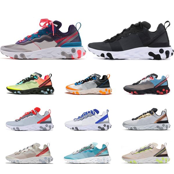 

srock x plus running shoes triple black white cool grey sunset bumblebee volt men sport trainers game royal be true athletic sneakers 36-45