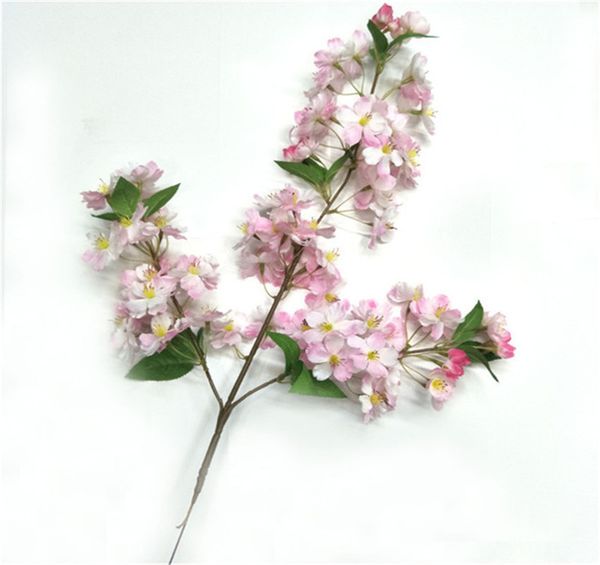 

2pcs artificial begonia flowers branch for wedding arch l floor layout tree garden holiday decoration fake flower