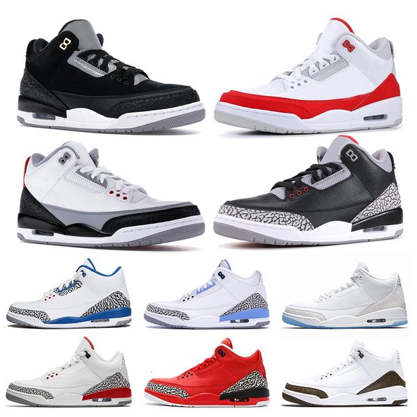 

new jumpman 3s 3m reflective basketball shoes tinker 3 nrg black cement throw line katrina retros shoes mens trainers sports sneakers