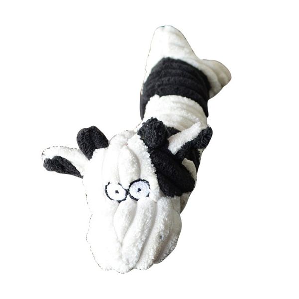 

artificial animal pet dog long chew toys rods lying down posture bite funny plush sound toys sound squeak pets supplies dog toys