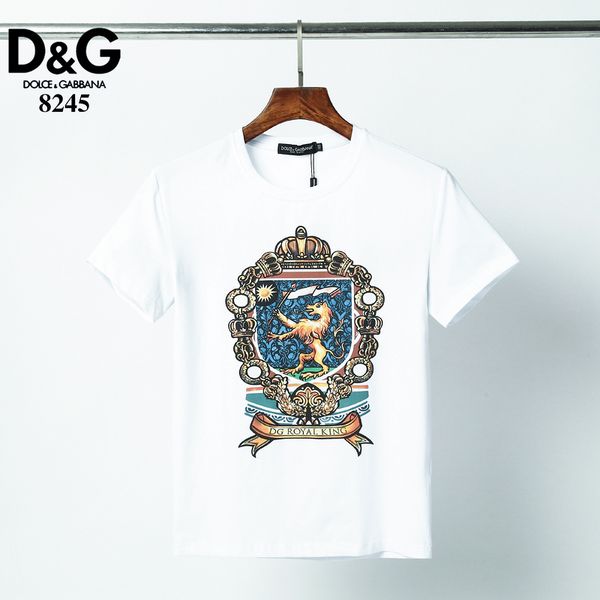 

luxury summer t shirt mens designer t shirt men women t shirt hip hop roar orangutan monkey circle star short sleeve, White