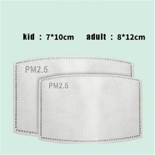 

dhl shipfilter pad new lot 5 layer child mask pads insert protective mat anti haze mouth replaceable s pm2.5