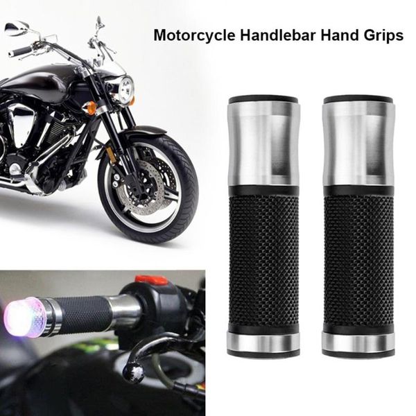 

1pair 22mm motorcycle bike handlebar cnc aluminum rubber gel hand grips 7/8" handlebar rubber gel hand grips new