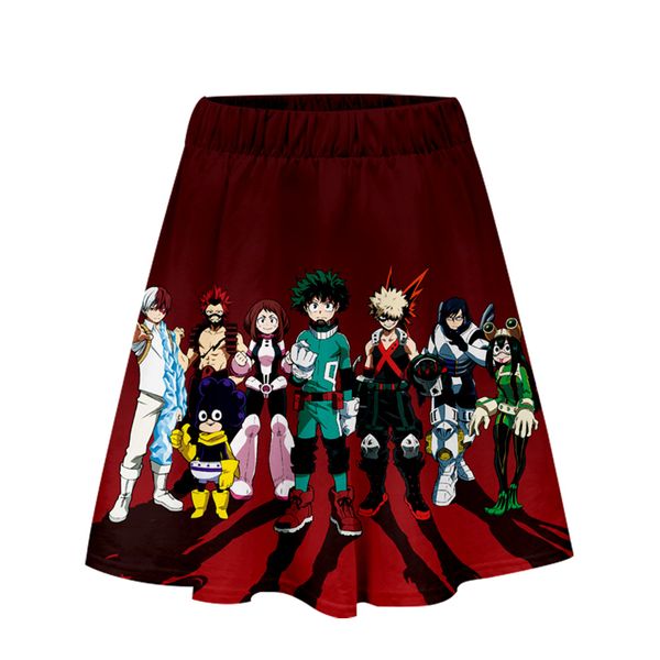 

my hero academia season 4 skirt harajuku casual 2019 new style harajuku skirts new kpop women casual fashion, Black