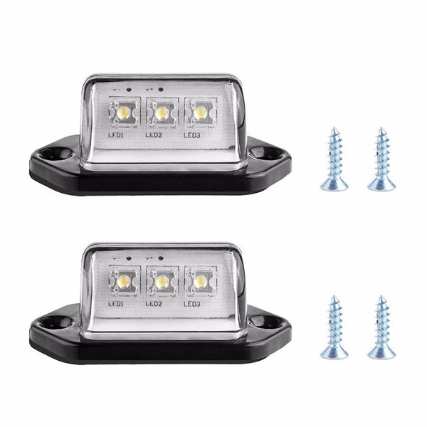 

1pc 12v 3led number licence plate light rear tail lamp