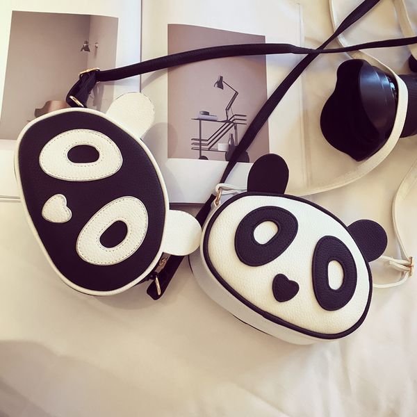 

women's bag 2020 new pu flap single lady shoulder bags panda lovely handbag pourse ladies hand bags for teenage girls