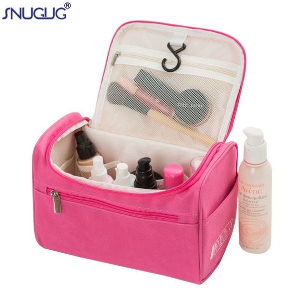 

snugug portable women make up bag organizer oxford travel cosmetic bag men zipper toiletry kit toiletries suitcase for cosmetics