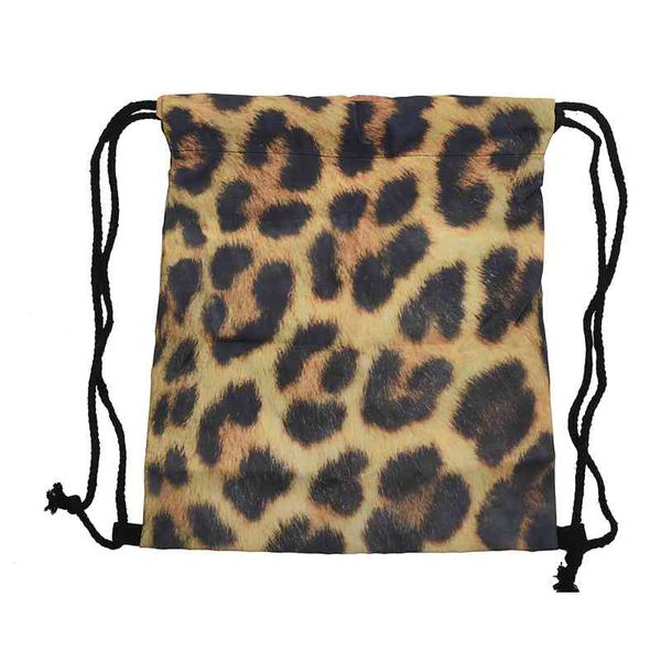 

backpacks 3d printing bags drawstring backpack gifts(light brown