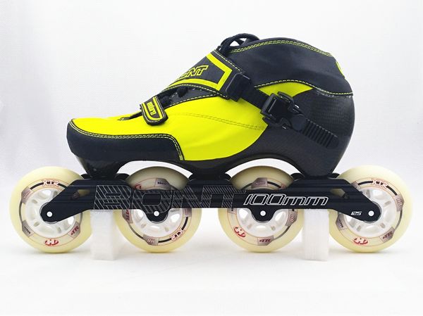 

bont inline skate enduro 3pt yellow black package speed skate inline