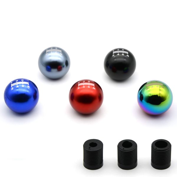 

5 colors 6 speed universal manual automatic spherical shape gear shift knob for // with