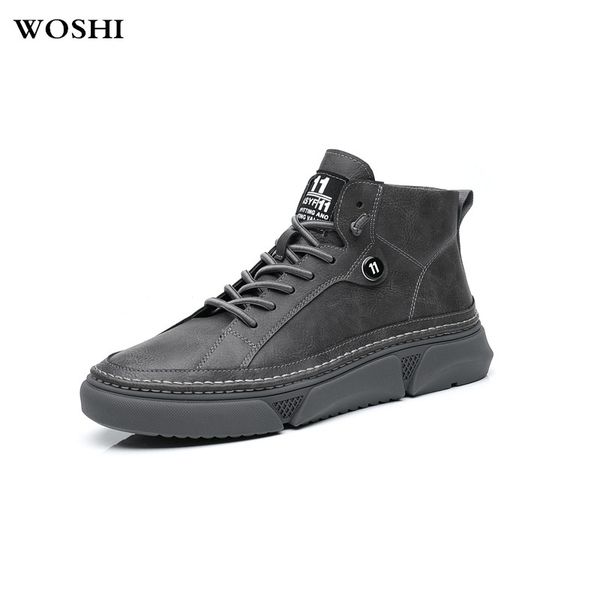 

new warm ankle boots high men motorcycle boots casual shoes outdoor working cotton plush snow lace up mans fur plush, Black