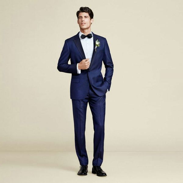 

royal blue men подходит для свадебных грум tuxedo black остроконечные дизайн groomsmen эпикировка заказунаша костюм homme2piece slim fit ter, Black;gray