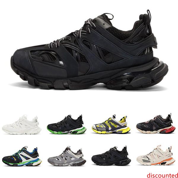 

luxury designer casual shoes triple s track 3.0 brand grey orange yellow men women casual shoes platform sports sneakers mens trainers